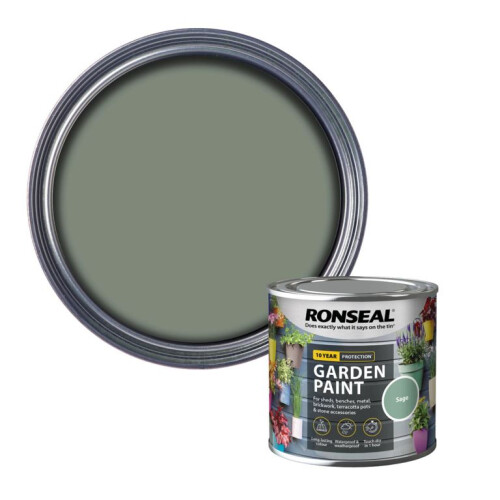 Ronseal Ronseal 37371 Garden Paint Sage 250ml 1