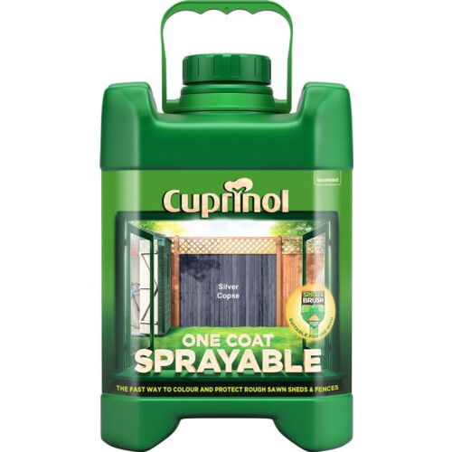 Cuprinol Cuprinol Spray Fence Treatment Silver Copse 5L 2