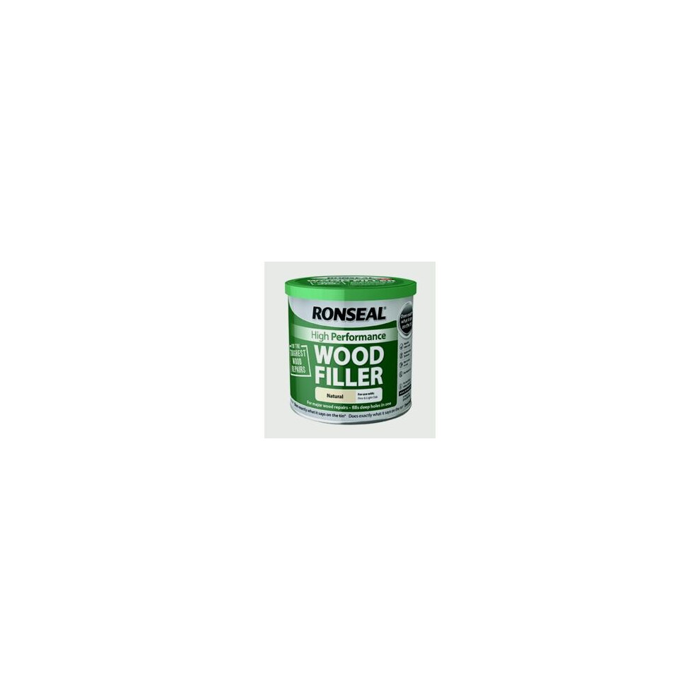 Ronseal 35304 High Performance Wood Filler Natural 550g