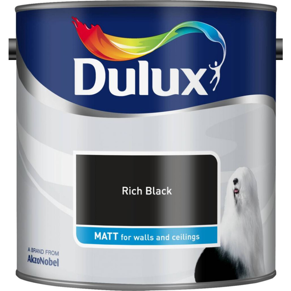 Dulux Matt Rich, 2.5 L - Black