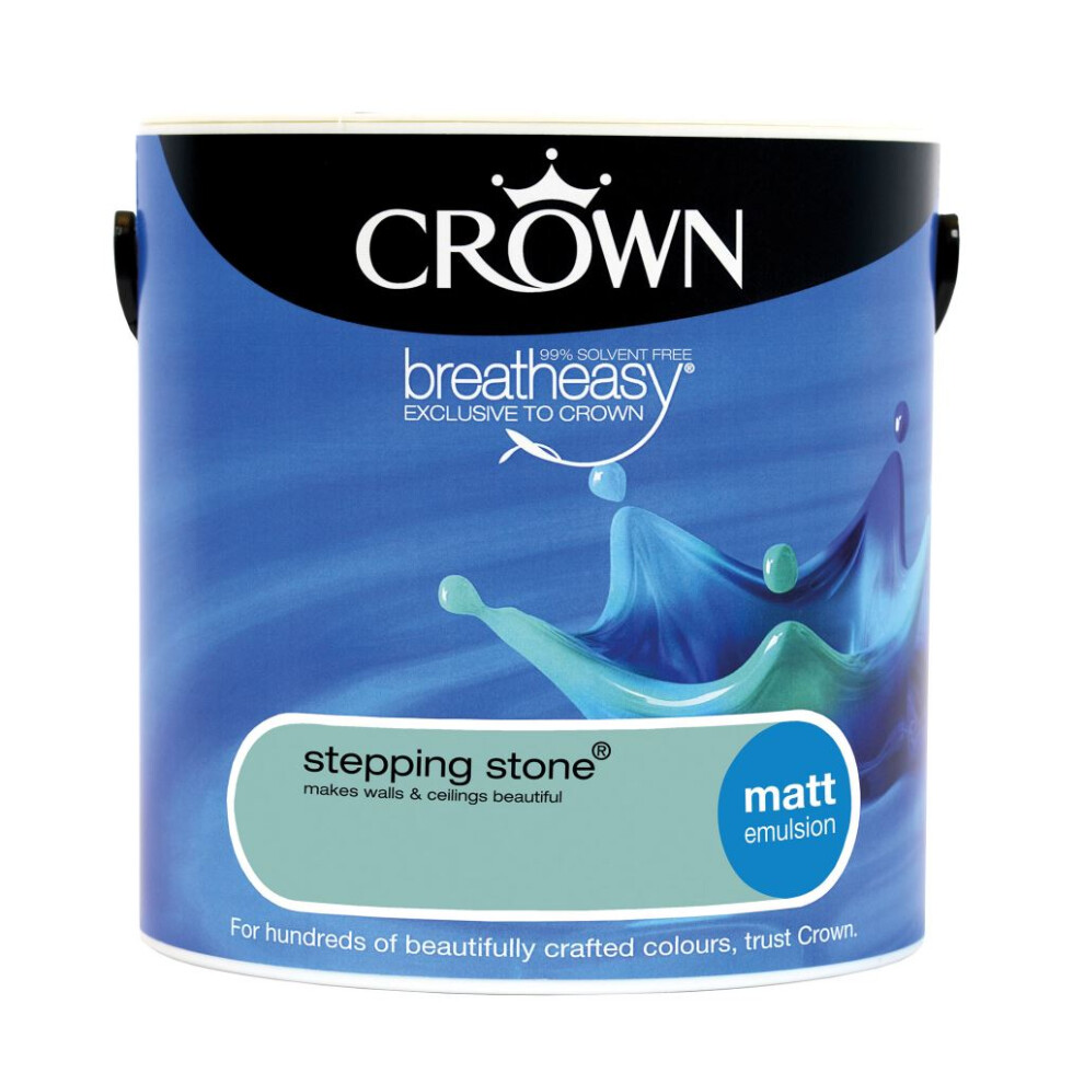 Crown (Stepping Stone, 2.5L) Matt Breatheasy Solvent Free - Smoked Glass - 2.5L