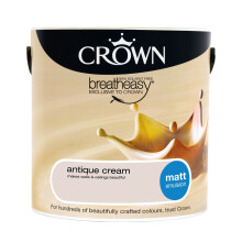 Crown Matt Breatheasy Solvent Free - ANTIQUE CREAM - 2.5L
