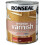 Ronseal Ronseal 36851 Interior Varnish Quick Dry Gloss Teak 750ml 2