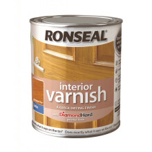 Ronseal RSLIVSAP250 250ml Quick Dry Satin Interior Varnish - Antique Pine