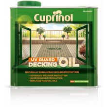 Cuprinol 5122411 UV Guard Decking Oil Natural Oak 2.5 Litre