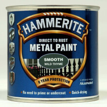 Hammerite SFWT250 Direct to Rust Smooth Finish Metal Paint Wild Thyme 250ml