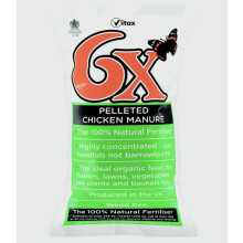 Vitax 6x Odourless Pelleted Chicken Fertiliser 20kg