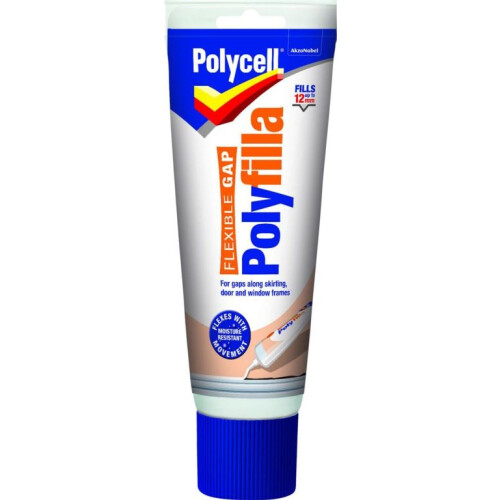 Polycell Ready Mixed Tube Flexible Gap Polyfilla, 330 g - White