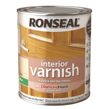Ronseal 36877 750 ml Interior Clear Varnish, Matt