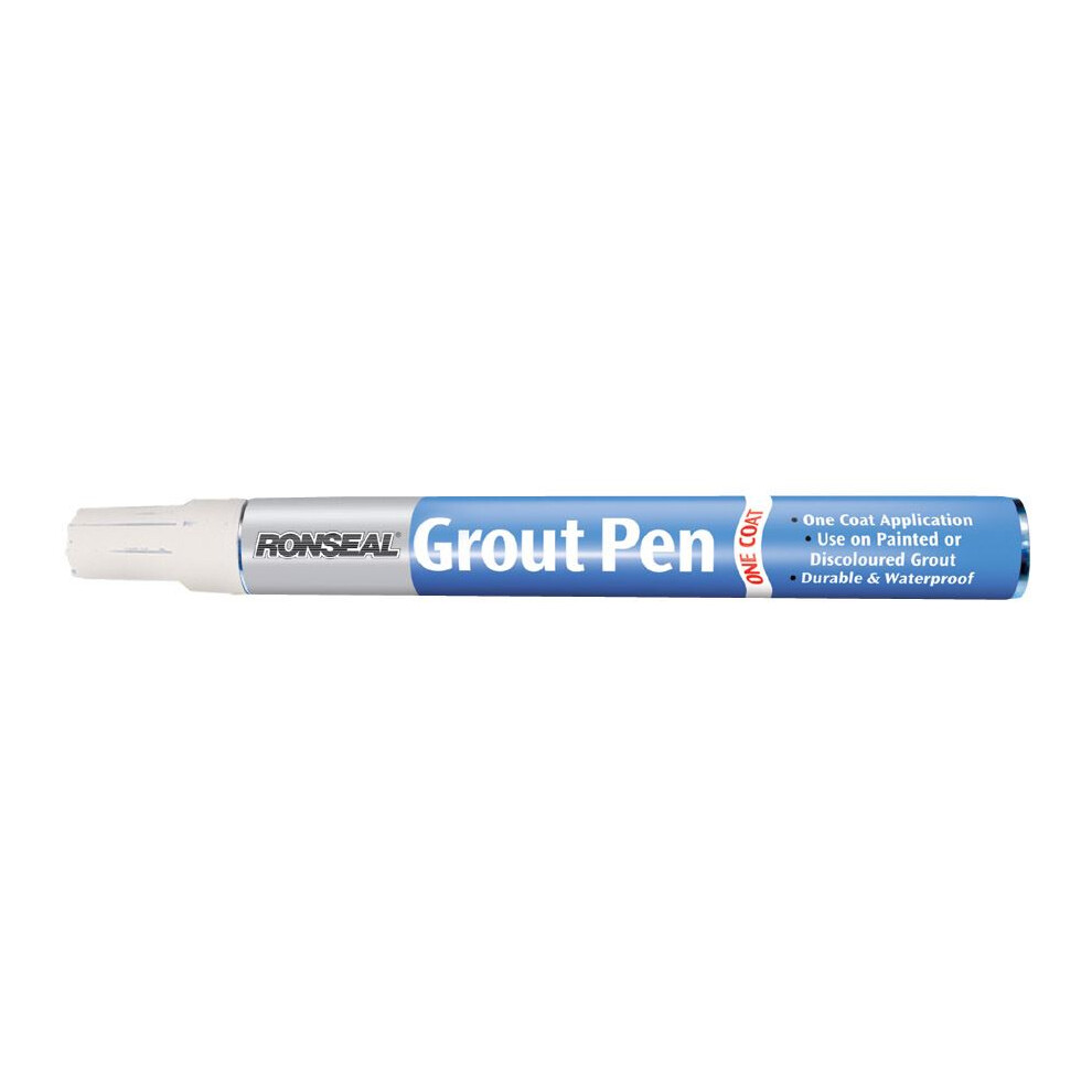 Ronseal 35175 One Coat Grout Pen Brilliant White 15ml