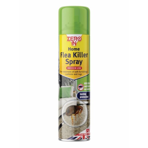 Zero In Advanced Formula Home Flea Killer Aerosol Spray 300ml