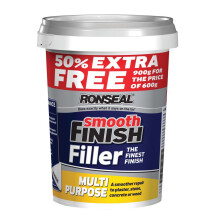 Ronseal 36545 Smooth Multi Purpose Interior Wall Filler Ready Mixed 600g +50%