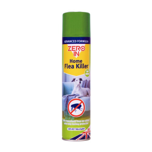 Zero In Advanced Formula Home Flea Killer Aerosol Spray 300ml 1