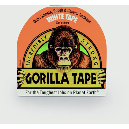 Gorilla Gorilla 3044601 48 mm x 27 m Tape - White