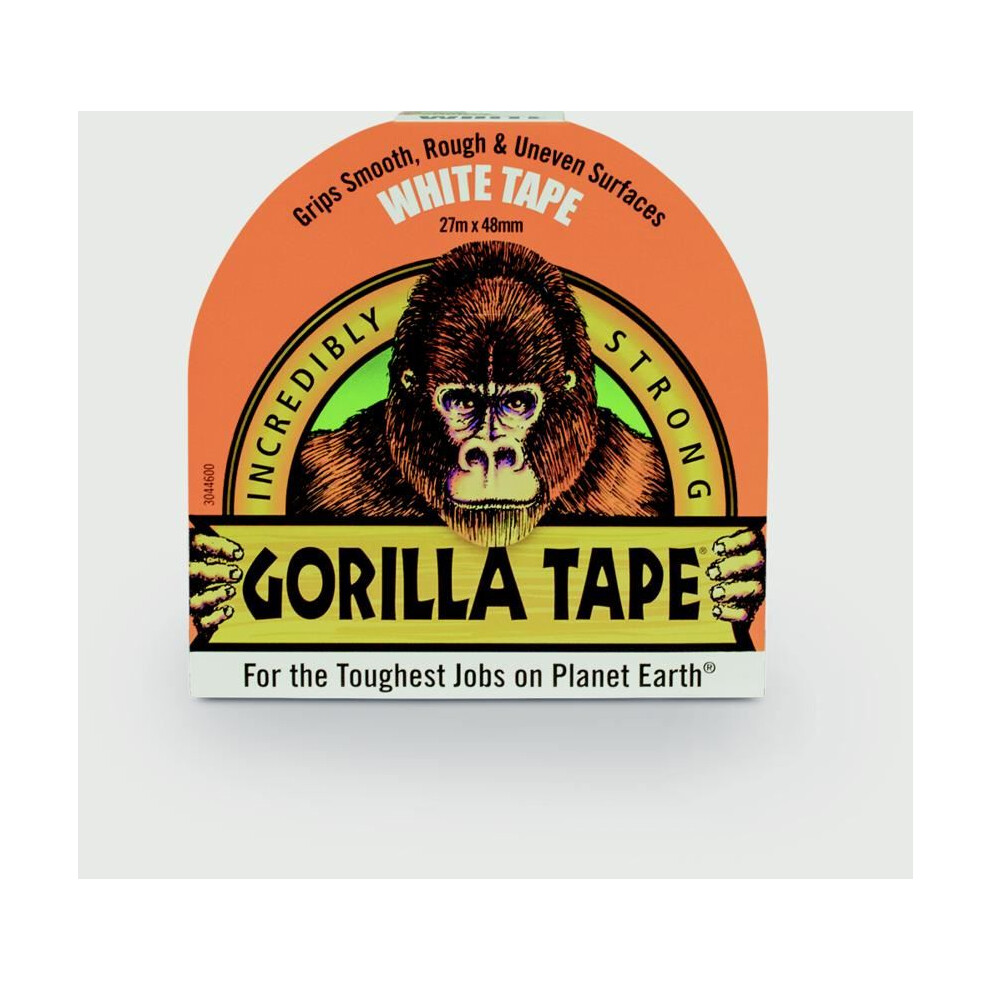 Gorilla 3044601 48 mm x 27 m Tape - White