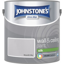 (Moonlit Sky, 2.5l) Johnstones Silk Emulsion Paint
