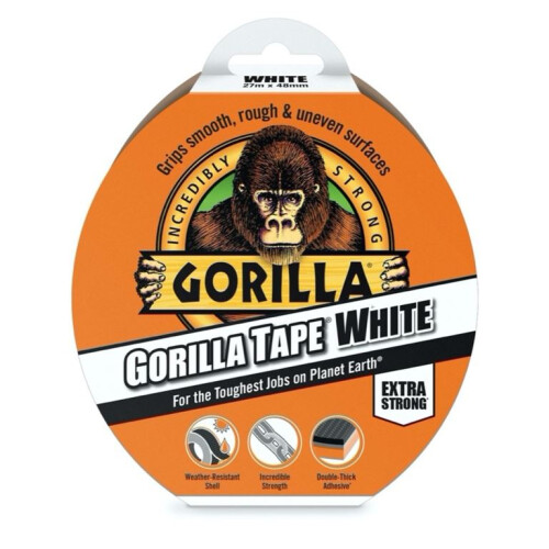 Gorilla Gorilla 3044601 48 mm x 27 m Tape - White 1