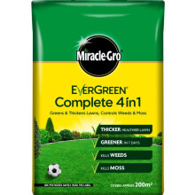 Evergreen Complete 4-in-1 Lawn Food - 200 m2, Lawn Food, Weed & Moss Control,
