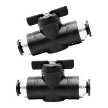 2 stuks pneumatische ronde kleppenconnectoren voor-BUC12