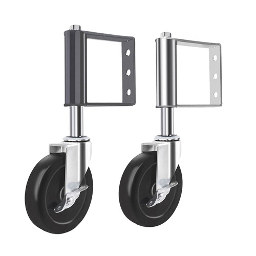 Roue de portail polyvalente avec supports-5 pouces d'argent 2