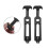 2Pcs Flexible T-Handle Hasp Rubber Draw Latches T-handle Latches 6