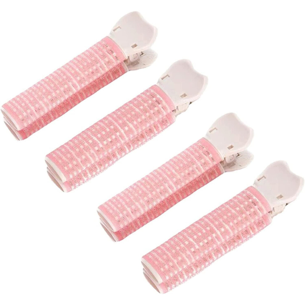 Hair Rollers with Clips for Volume and Bangs, SelfGrip Curlers, Instant Hair Root Lift Set