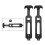 2Pcs Flexible T-Handle Hasp Rubber Draw Latches T-handle Latches 4