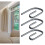 50pcs Sturdy Curtain Hook Set Multipurpose and Easy To 6