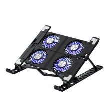 (Four fan cooling support brackets - 10-position upgrade adjustment) Dual fan folding gear adjustable radiator
