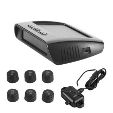 Reifendrucküberwachungssystem (TPMS) - DUOKU - C300 - 7,3-116 PSI - Solarenergie - 6 Sensoren