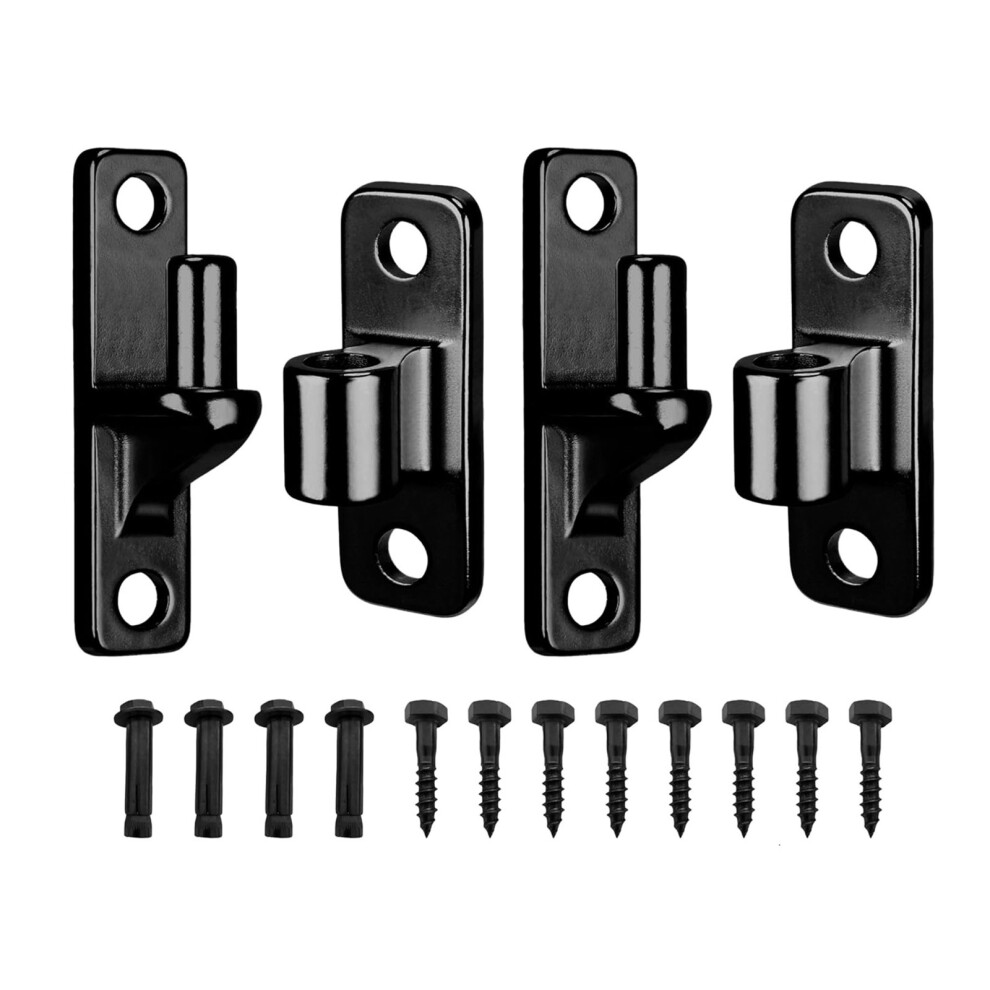 4 Pack Portable Sturdy Wall Mounted Gate Hinges Stainless-Set 1 7732000564574