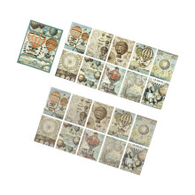 20 Sheets Retro Scrapbooking Paper Aesthetic Decorative Paper-3
