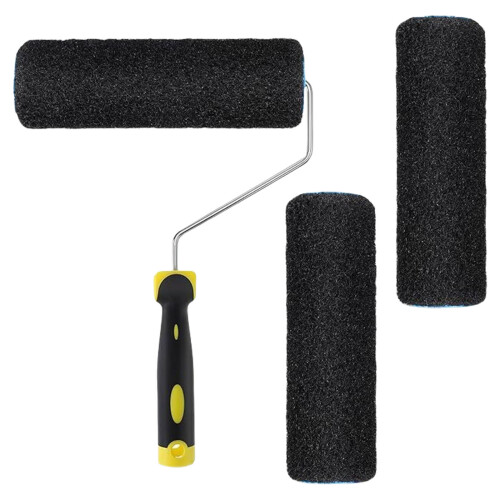 3Pcs Paint Roller Set Includes 9Inch Drywall Compound Rollers