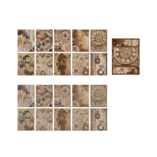 20 Sheets Retro Aesthetic Decorative Paper Scrapbooking-2