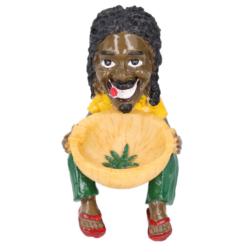 Leaf Symbol Ashtray, Rasta Design Figurine For A Stylish And Practical Smoking Accessory