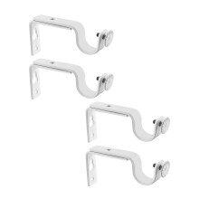 Supports de tringle à rideau réglables et robustes, portables,
