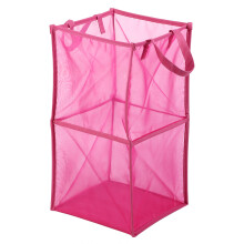 Portable Laundry Basket with Handle for Travel, Collapsible Laundry Storage, Compact Laundry Bin for Small Apartment and Dorm Life