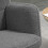 Homcom HOMCOM Wingback Rocking Chair for Nursing w/ Steel Frame Dark Grey 8
