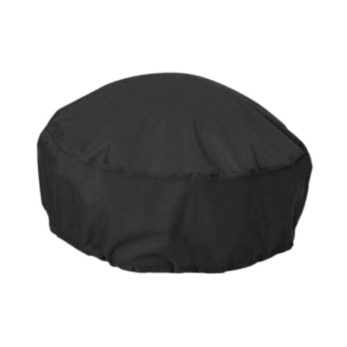 (Round) Heavy Duty 600D Oxford Cloth Fire Cover Full Coverage Weather Wind 1
