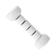 Easy to Installion Designs White Headboard Fixers Ensures-AS