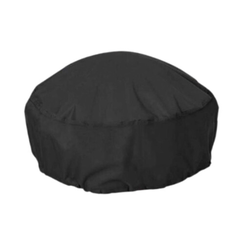 (Round) Fire Protector Full Coverage Tear Resistant Yard Patio Fire Bowl Cover 2
