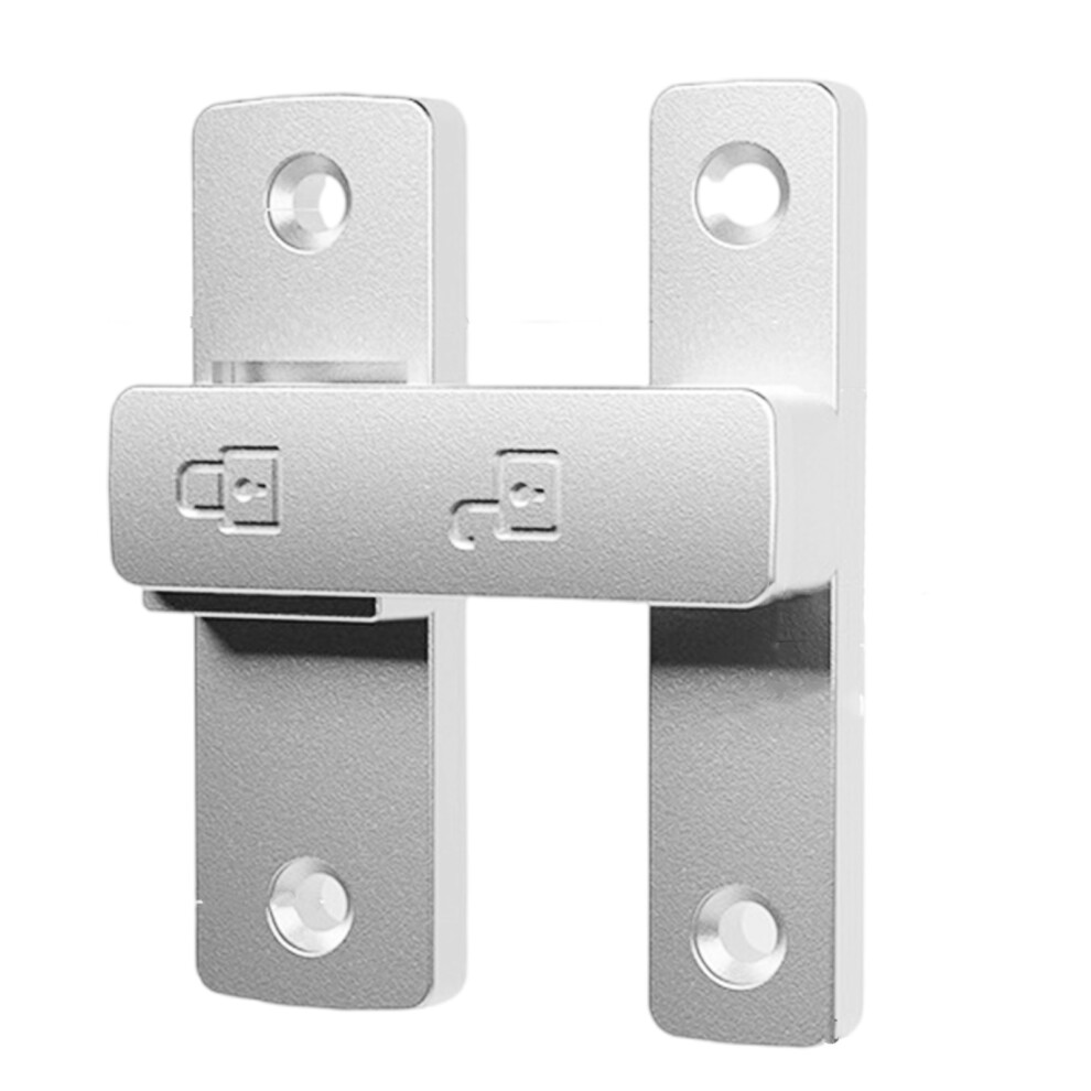 Without Drilling Required 180 Degree Latches For-Sand Silver 7732000566257