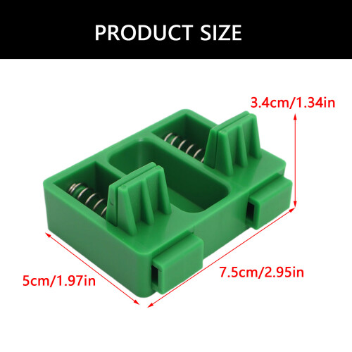 Portable Plastic Wire Solder Clamp for Home Workshop or-Green 2