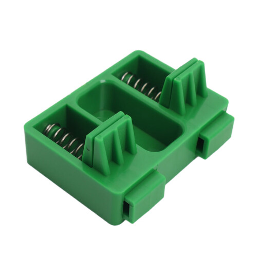 Portable Plastic Wire Solder Clamp for Home Workshop or-Green