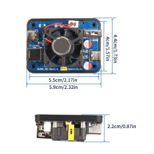 K32C mit stabilem Kühllüfter 5V5A PD-Strommodul für RPI5 Wide 2 Eingänge 2Out