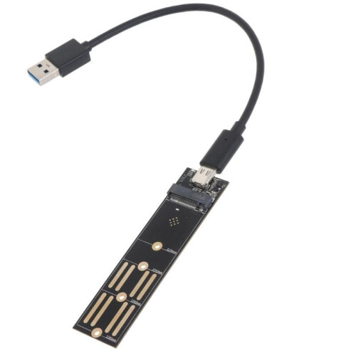 Κάρτα προσαρμογέα μετατροπέα M.2 NVME/NGFF SSD σε USB 3.1 USB σε TypeC Plug-and-Play 1