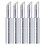 5PCS Ασημένιο Κολλητήρι Μύτη 900M-T-5C 4mm Εσωτερική Διάμετρος Συγκολλητικό 7