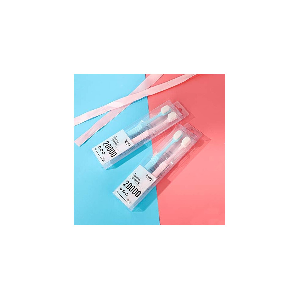 Ultra Soft Bristle Toothbrush for Sensitive Gums, Micro Nano Toothbrush with Gum Protection for Deep Oral Hygiene, Perfect Gift for Friends and