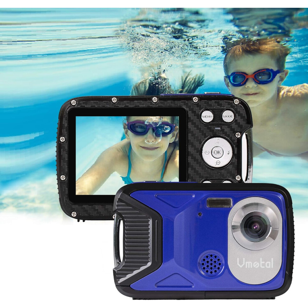 Submerge In Fun: Gdc8026 Waterproof Digital Camera, Capture Life Underwater With 16Mp Resolution And Anti-Shake Technology Ideal For Kids Teens 9004841709352