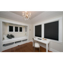 Elegant Room Darkening Blinds, Easy to Install Pleated Blinds for Quick Customization, Self Adhesive Blinds Ensuring No Drilling Hassles, Durable
